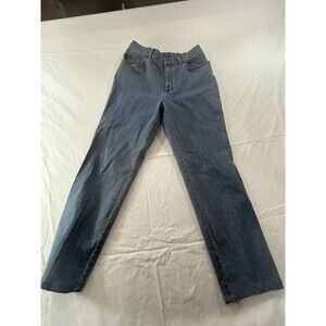 Lauren Jeans Co Womens 8P Straight Leg Jeans Blue Cotton Petite 28x25.5